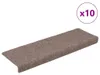 vidaXL Schodové rohože, samolepiace, 10 ks, 65 x 21 x 4 cm, Náhľad obrázku produktu 1
