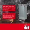 ITA Fumoir 7001 - Premium Fumoir à 3 étages 81 cm - Acier Voir les images du produit 4