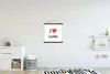 MuchoWow® Textilposter Ich liebe - Lotte - Mädchen 40x40 cm Produktbild-Vorschau 2
