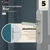 DOMINO Türgriff 78 Drückergarnitur WC - Badezimmer Set | Produktbild-Vorschau 6