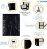 Fotosichthüllen 130 x 180 mm quer schwarz 10 Hüllen Produktbild-Vorschau 9