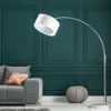 cagü: Design Bogenlampe SONOR Weiß mit  Marmorfuß Weiß Produktbild-Vorschau 1