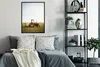 MuchoWow® Gerahmtes Poster Traktor - Landwirt - Berg 60x80 Produktbild-Vorschau 5
