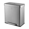 SVITA LT2X30 Mülleimer 60l Treteimer 2 Fächer mit Deckel Produktbild-Vorschau 3