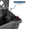 KHW Pflanzkasten Calypso mit Spalier, Rollen + Bewässerung Produktbild-Vorschau 5