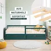 Homestyle4u Kinderbett 90x200 Holzbett mit Rausfallschutz Produktbild-Vorschau 4