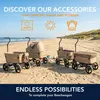 Beach Wagon Bollerwagen LITE, Handwagen faltbar klappbar, Produktbild-Vorschau 7