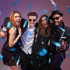 10 sztuk party popperów 40 cm, niebiesko-srebrne, wysokość Podgląd zdjęcia produktu 3