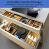 4 Paar Unterflurführungen 350mm mit Soft Close, Vollauszug Produktbild-Vorschau 6