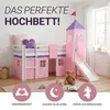 Lits superposé 90x200 cm avec Tour Toboggan Matelas Lit Voir les images du produit 16