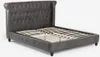 Letto matrimoniale Chesterfield 160x190cm in ecopelle Chur Anteprima dell’immagine prodotto 1
