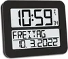 A digital clock displaying the time, day of the week, and date. Náhled obrázku produktu