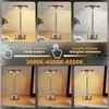 2er Set Kabellose Dimmbare LED Akku Tischleuchten, Touch Produktbild-Vorschau 2