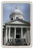 Blechschild Reise 12x18cm Asunción Paraguay Panteón de los Produktbild-Vorschau 1