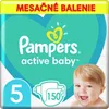 Pampers Active Baby vel 5. 11 kg - 16 kg pleny 150 ks Náhled obrázku produktu 2