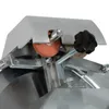 A close-up view of a sharpening mechanism on a commercial slicer. Produktbild-Vorschau