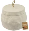 HMF Aufbewahrungskorb mit Deckel 25,5 x 19 cm in Creme Produktbild-Vorschau