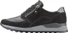 A side view of a black women's sneaker with a gray sole. Produktbild-Vorschau