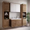 Meuble de salle de bain Paso XL 80 x 40 cm Chene Marron  – Voir les images du produit 2