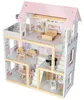 Holzpuppenhaus mit Möbeln, 78 cm, rosa, LED Produktbild-Vorschau 10
