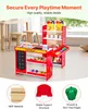 Set de jeu épicerie pour enfants VEVOR, épicerie en bois Voir les images du produit 5
