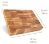 Creative Home Eiken Snijplank, 32 x 24 x 4 cm, Natuurlijk Productafbeelding-voorbeeld 2