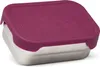 ergobag Lunchbox Edelstahl-Brotdose Pferdestar silberfarben Produktbild-Vorschau 1