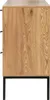 Komoda rattanowa 2-drzwiowa, 3 szuflady, szerokość 120 cm - Podgląd zdjęcia produktu 5