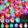 50 Stück Weihnachtsgeschenke für Kinder, leuchtende Ringe, Produktbild-Vorschau 2
