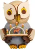 Miniatúrna figúrka Mini sova s oblúkom sviečky ŠxVxH Náhľad obrázku produktu 2