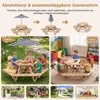 Set da giardino per bambini COSTWAY, adatto a 6 bambini, Anteprima dell’immagine prodotto 7