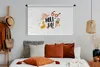 MuchoWow® Wandteppich Wandbehang Sommer - Rosa - Hut Produktbild-Vorschau 4