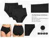 Damen Slips 3er Pack Schwarz XL-4XL High Waist Komfortbund Produktbild-Vorschau 4