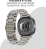 Strap-it Titanium Gliederband mit Schmetterlingsverschluss Produktbild-Vorschau 6