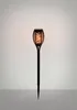 Set de 3 torches solaires en noir, hauteur 49,5cm Voir les images du produit 6