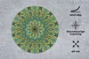 MuchoWow® Mauspad Mousepad Mandala mit floralen Details Produktbild-Vorschau 2