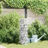 Gabionen Wasserhahn Silber 25 x 25 x 100 cm Edelstahl Produktbild-Vorschau 3