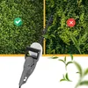 A split image showing a hedge trimmer and two contrasting hedge conditions, one with a checkmark and one with an X. Anteprima dell’immagine prodotto