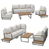 SVITA MALIBU Gartenlounge Set Modulare Outdoor Lounge 25cm Produktbild-Vorschau 6