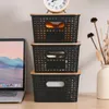 6 cestos de almacenamiento con tapa, capacidad de 5 litros, Vista previa de la imagen del producto 10