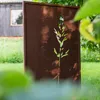 Sichtschutz Metal 4x - 160 x 50 cm - Edelrost - Rostoptik Produktbild-Vorschau 8