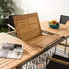 home24 Gartentisch - Teak Massiv / Edelstahl - Produktbild-Vorschau 4