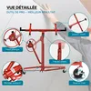 Wiltec Lève-panneaux, lève-plaques de plâtre XXL rouge – Voir les images du produit 4