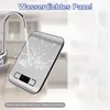 A digital kitchen scale being sprayed with water from a faucet. Produktbild-Vorschau