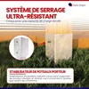 Einschlagbodenhülse 121 x 121 x 750 mm Produktbild-Vorschau 2