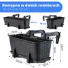KADAX Balkontopf mit Untersatz "Frette", Balkonkasten mit Produktbild-Vorschau 4