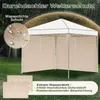 Pavillon Seitenteile 3x3m, Seitenwände für Gartenpavillon Produktbild-Vorschau 4