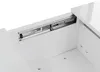 A close-up view of a drawer slide mechanism inside a white furniture piece. Produktbild-Vorschau