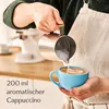 Tazze da cappuccino colorate con piattini - Set di 6 - Anteprima dell’immagine prodotto 4