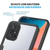 A close-up of a smartphone case, highlighting its protective features for the camera and screen. Produktbild-Vorschau